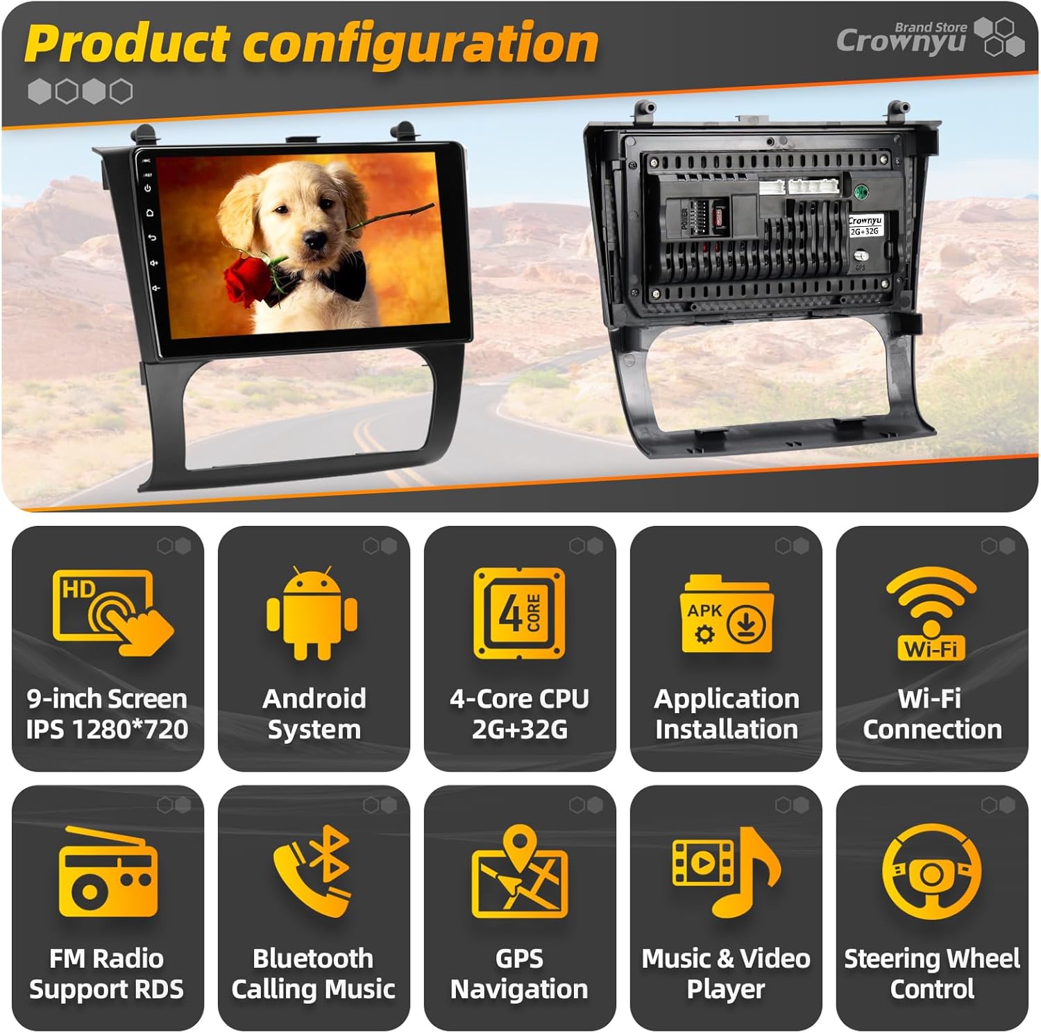 for Altima 2008-2012 Radio Compatible with Wirelessly Carplay Android Auto Upgrade Android Car Stereo Bluetooth Navigation Touchscreen GPS Multimedia Player Backup Camera Head Unit (AUTO AC)