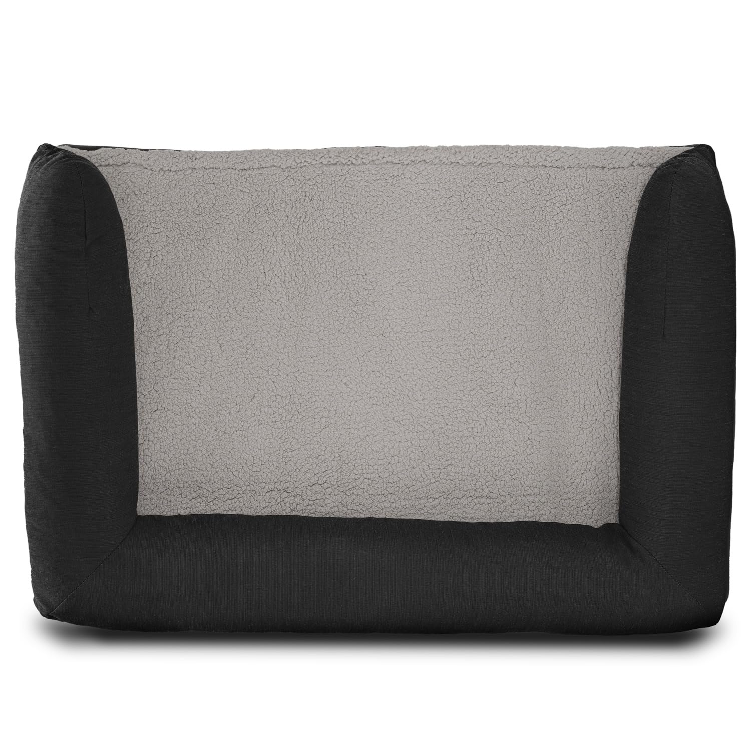 Petzzz Cama ortopédica para perros, funda extraíble, lavable, gris (100 x 70 x 27 cm)