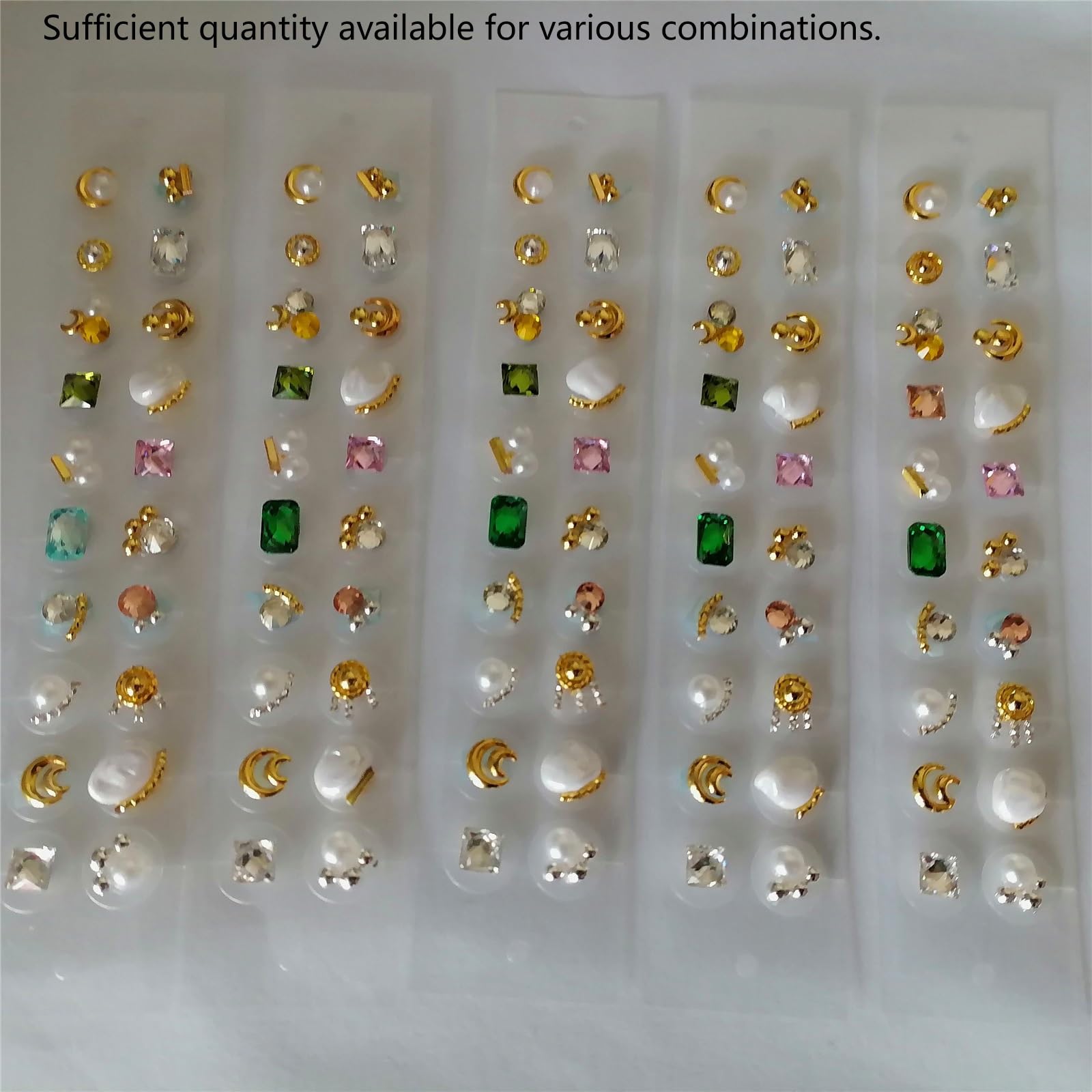 Decorativo Masaje De Oídos Baile Acupuncture Semillas De Oreja Joyas Impermeable para El Día A Día Semillas Prensa Orejas Portátiles para El Personal 20/40 Uds.(40 PCS)