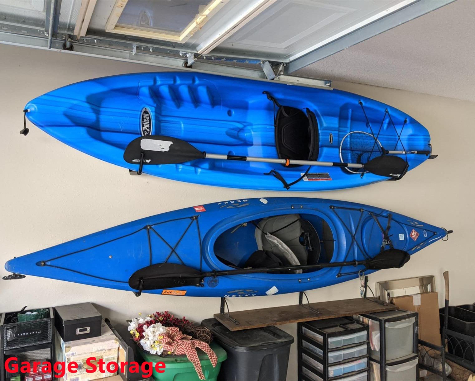 Kayak Rack Kayak Storage Rack PiPaFox Heavy Duty Garage Storage