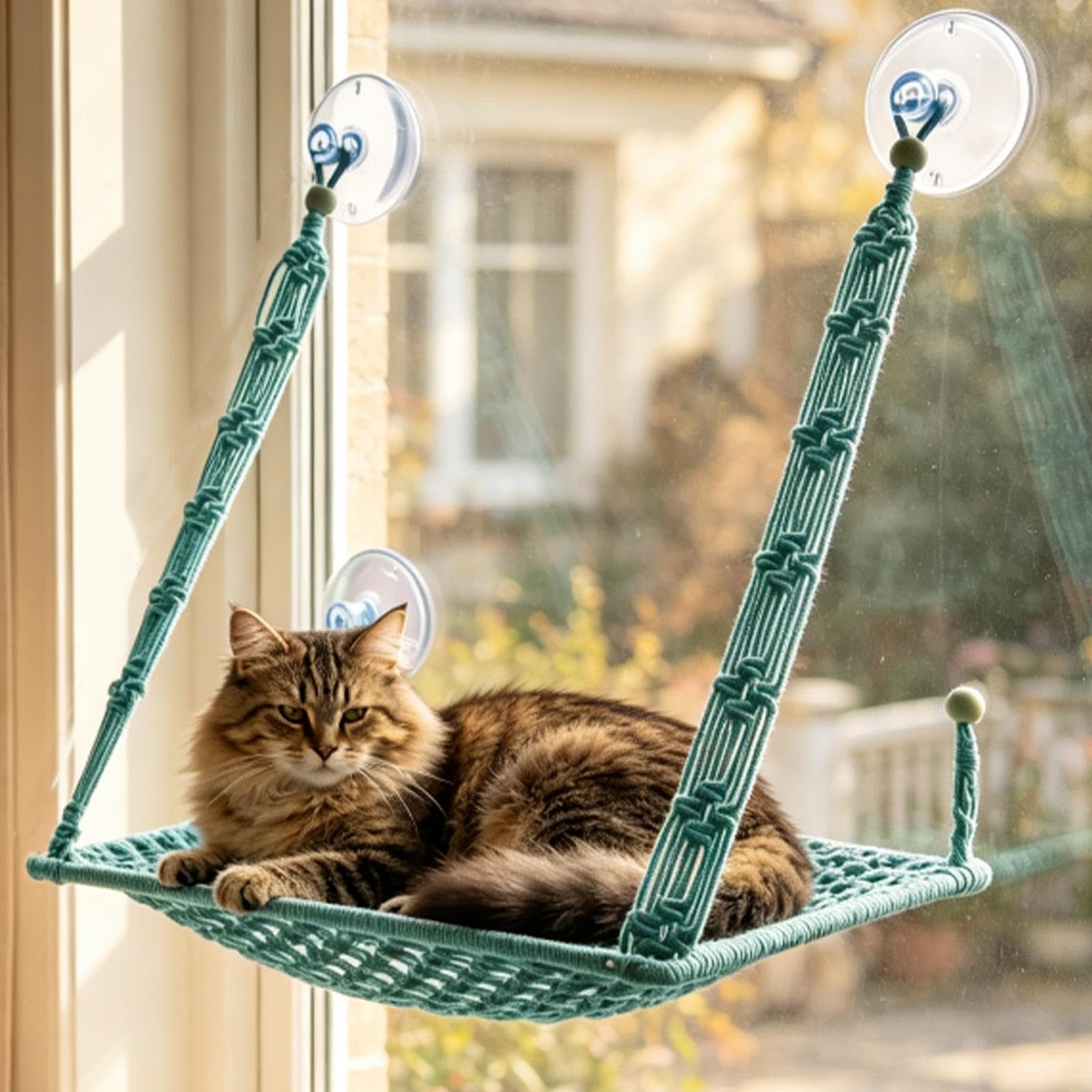 Perchoir Fenêtre pour Chat Pliable Hamac Pliant Robustesse pour Chat