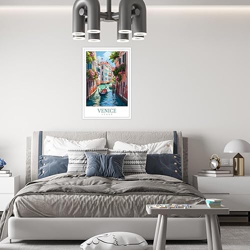 Miniatura 5 de Arte de pared de edificios de agua de Venecia de moda, arte de pared, diseño de paisaje de ciudad de Venecia, pósteres de lienzo para Europa,