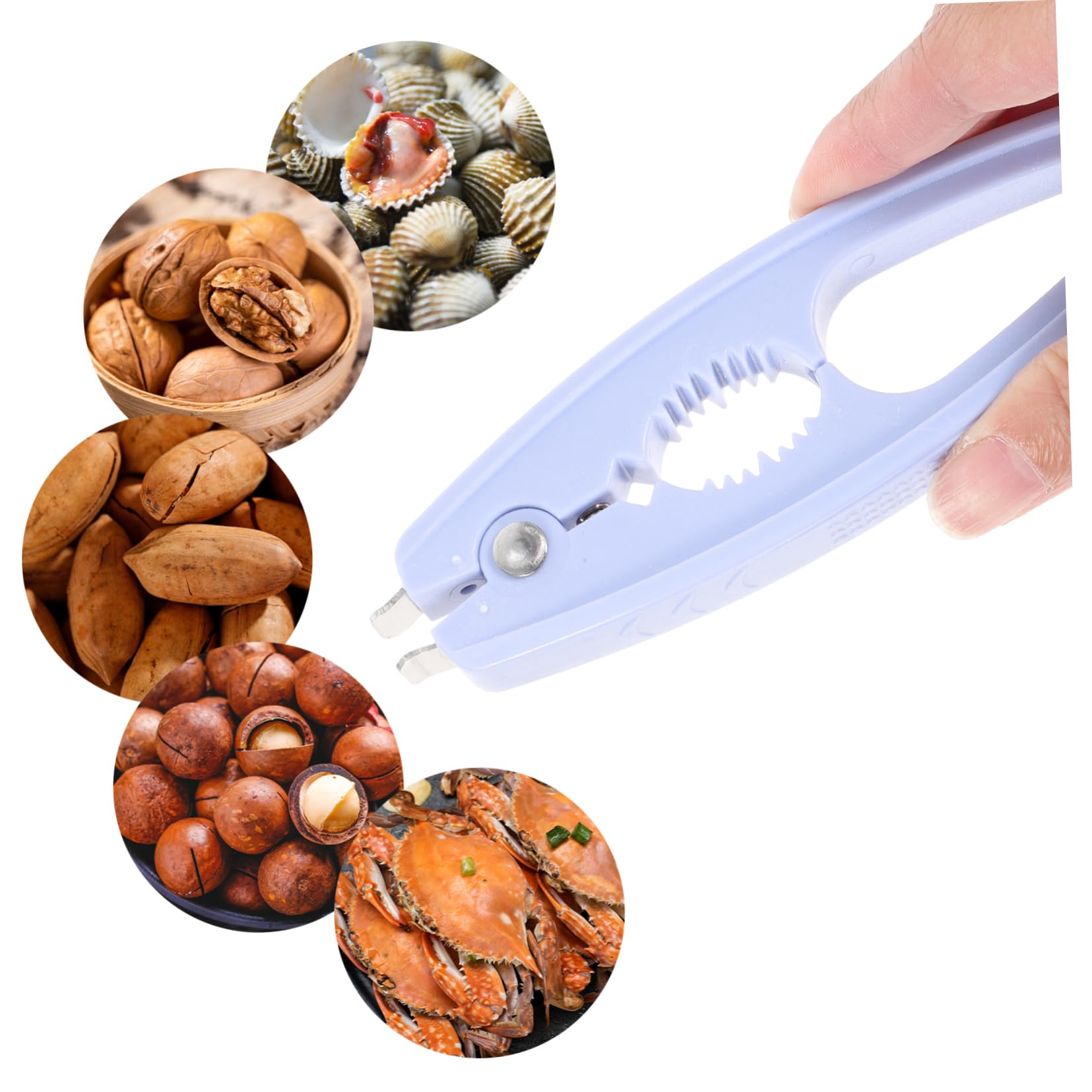 BRIGHTFUFU Clam Opener Tool Seafood Opening Clip Clamp for Clam Multifunctional Device