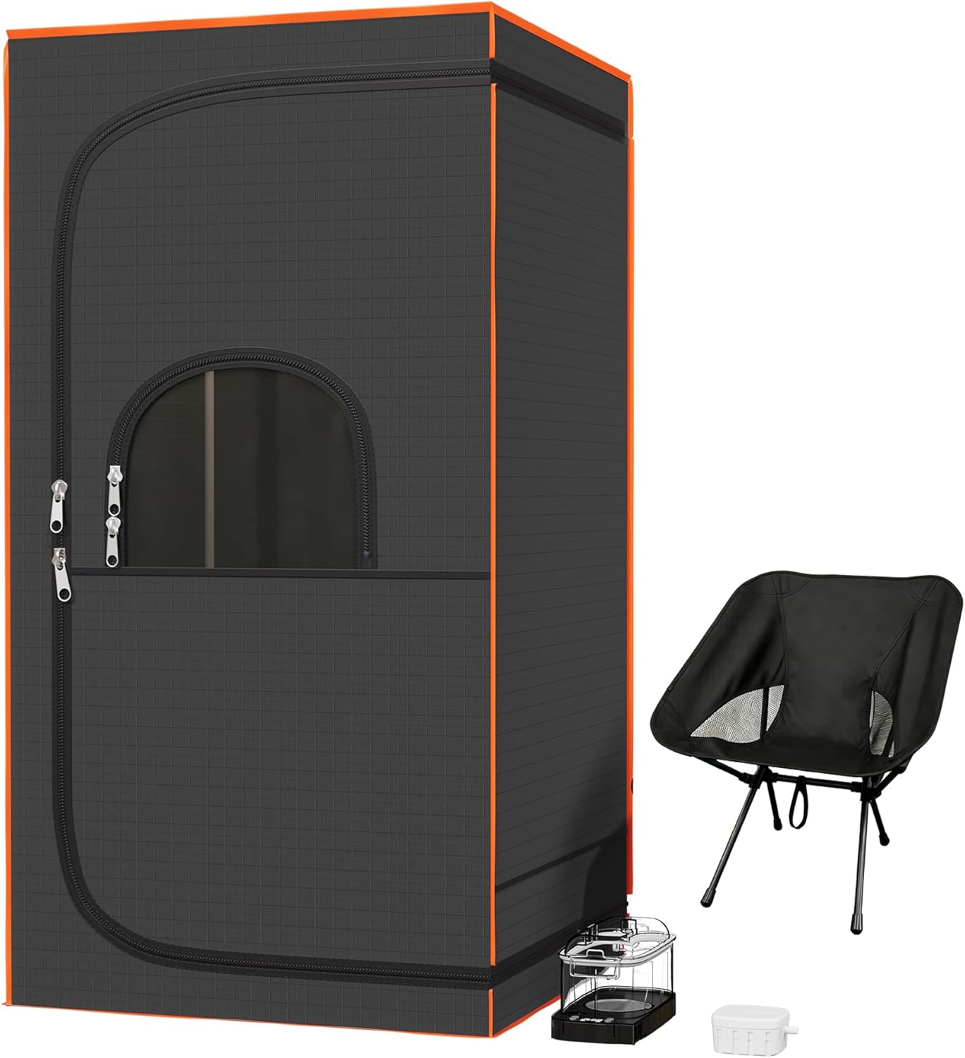 Sauna Portátil 1500W con Vaporizador y Control Remoto, Plegable