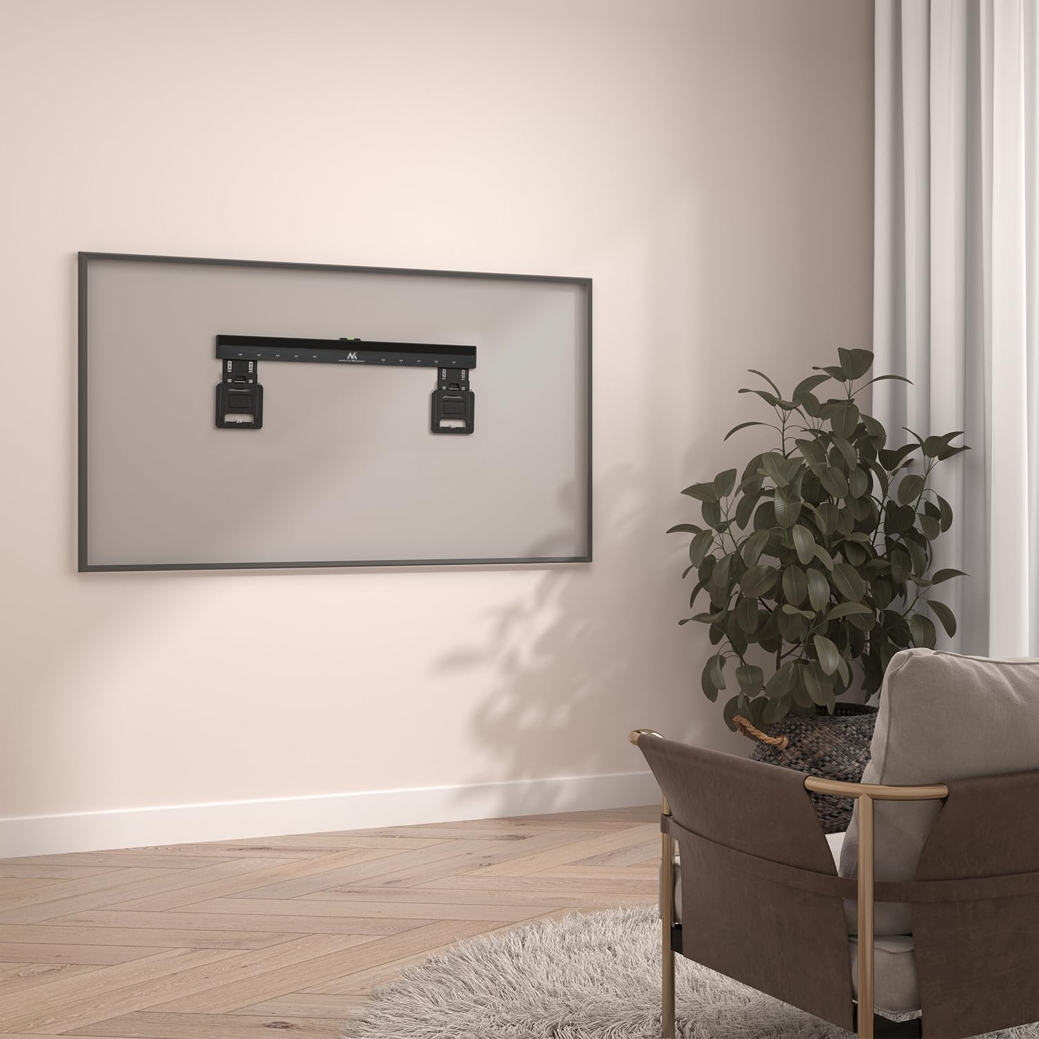 Soporte de Pared ultraplano Maclean para TV, 37-80", VESA máx. 600x400, MC-481