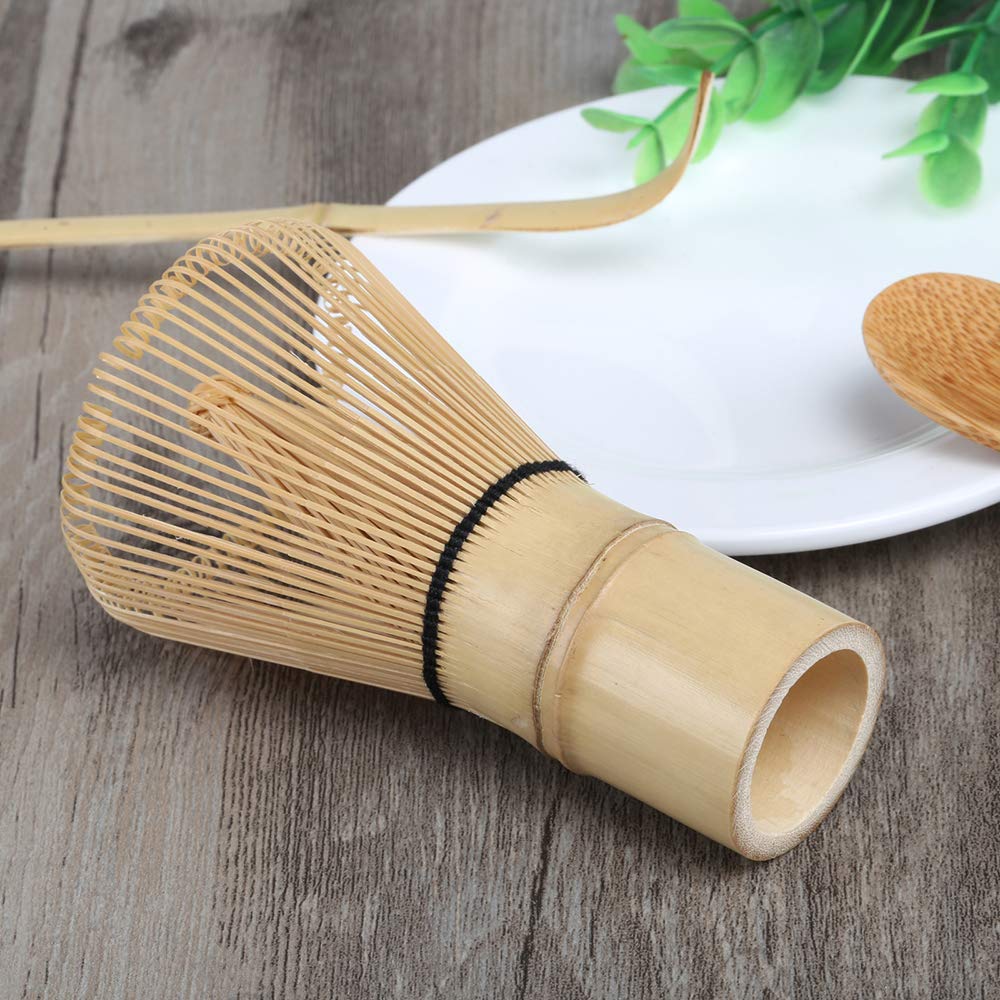 LEMESO Kit de Té Matcha Japonesa - Batidor y Cuchara para Matcha Herramienta de Bambú Chasen