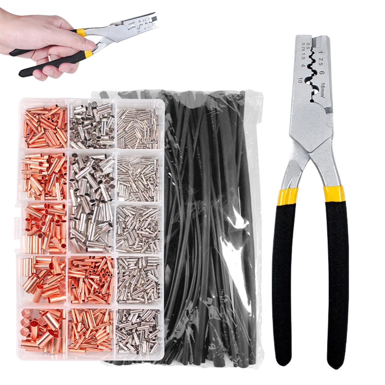 per tubi in rame, strumento per crimpare cavi metallici | Kit di strumenti per tubi in rame,Strumento di crimpatura per cavi metallici di sicurezza per regolatori di tensione,