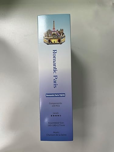 Miniatura 9 de Tonecheer Caja de música de madera para adultos, kit de caja de música giratoria 3D, rompecabezas musical creativo, manualidades, kits de