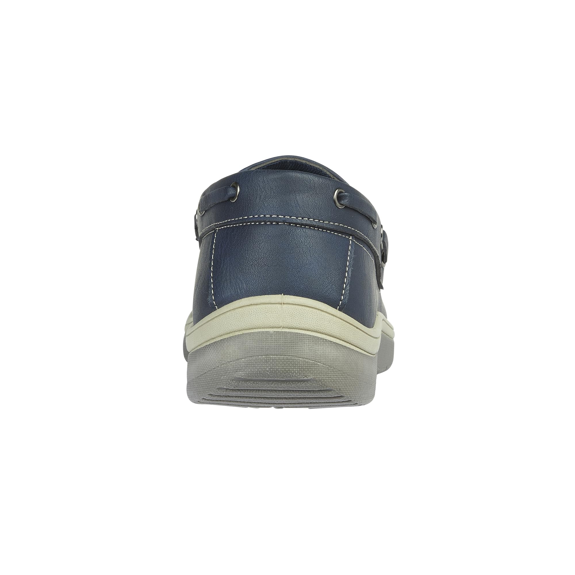 Men's Wide Fit Faux Leather Touch & Close Slip On Or Lace Up Casual Lightweight Comfort Boat Deck Shoes