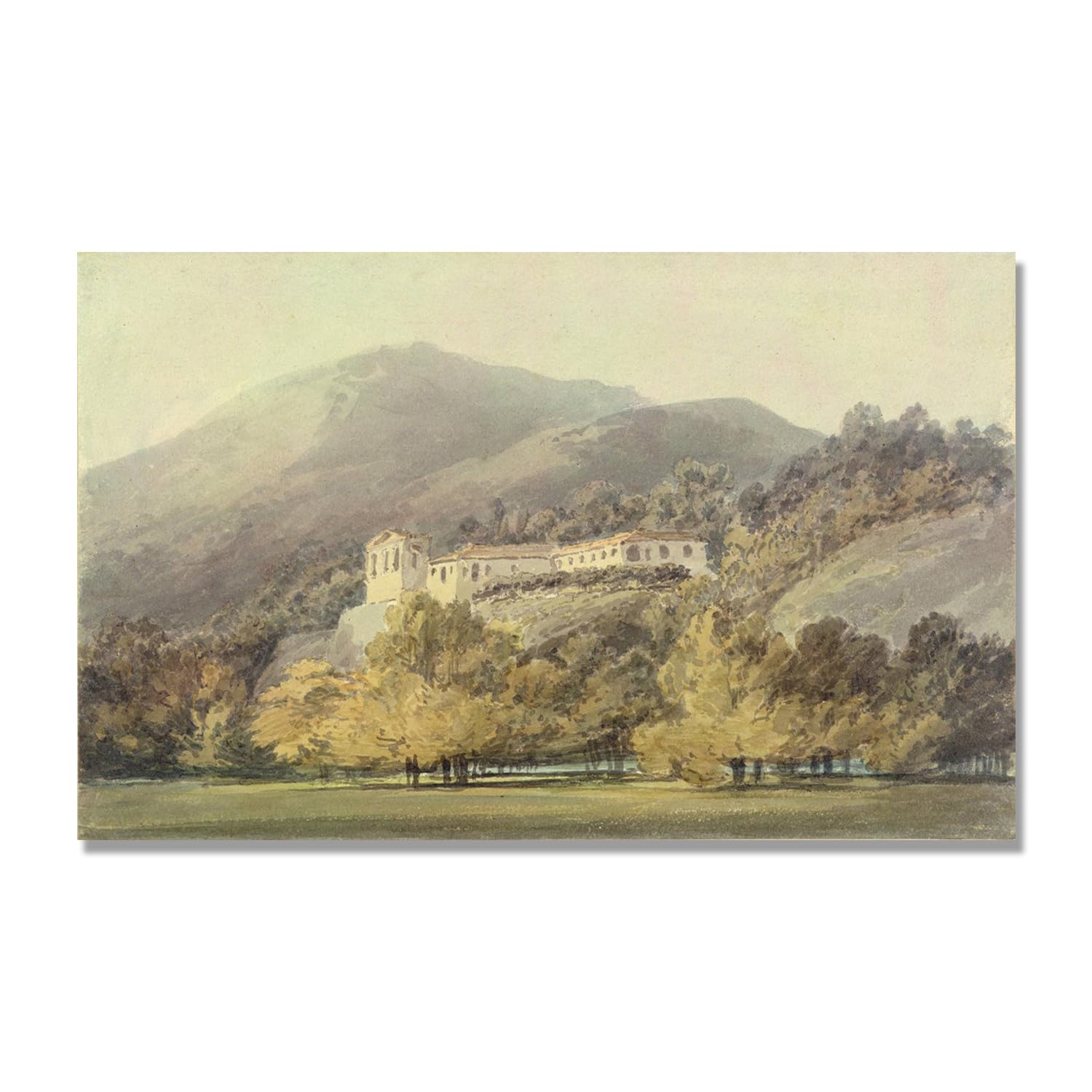 Styl Turnera Romantyczny Krajobraz Płótno Art. A31. Tylko płótno 30 x 48 cm