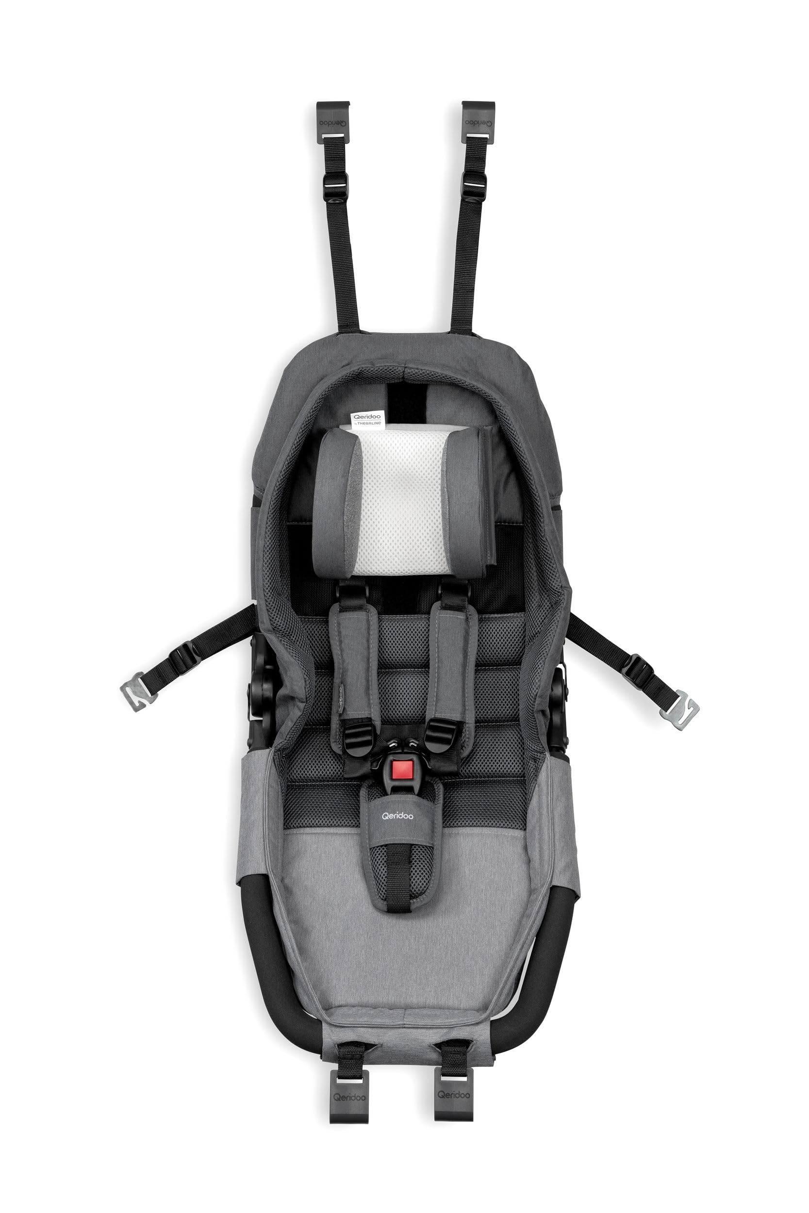 Hamac Bébé Qeridoo Plus édition Limitée Theraline - Pour Remorques Vélo Qeridoo, De 4 Semaines à 13kg, Confort Et Sécurité