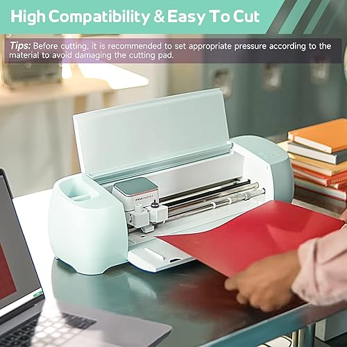 Miniatura 5 de GO2CRAFT Paquete de accesorios para Cricut Makers y All Explore Air, 21 herramientas perfectas para dibujar y cortar, carcasa de corte profundo,