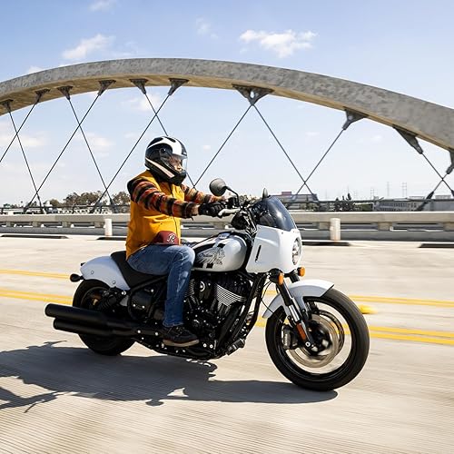 Miniatura 8 de Biltwell Lane Splitter ECE R22.06 - Casco de moto Flames Gloss Negro Blanco