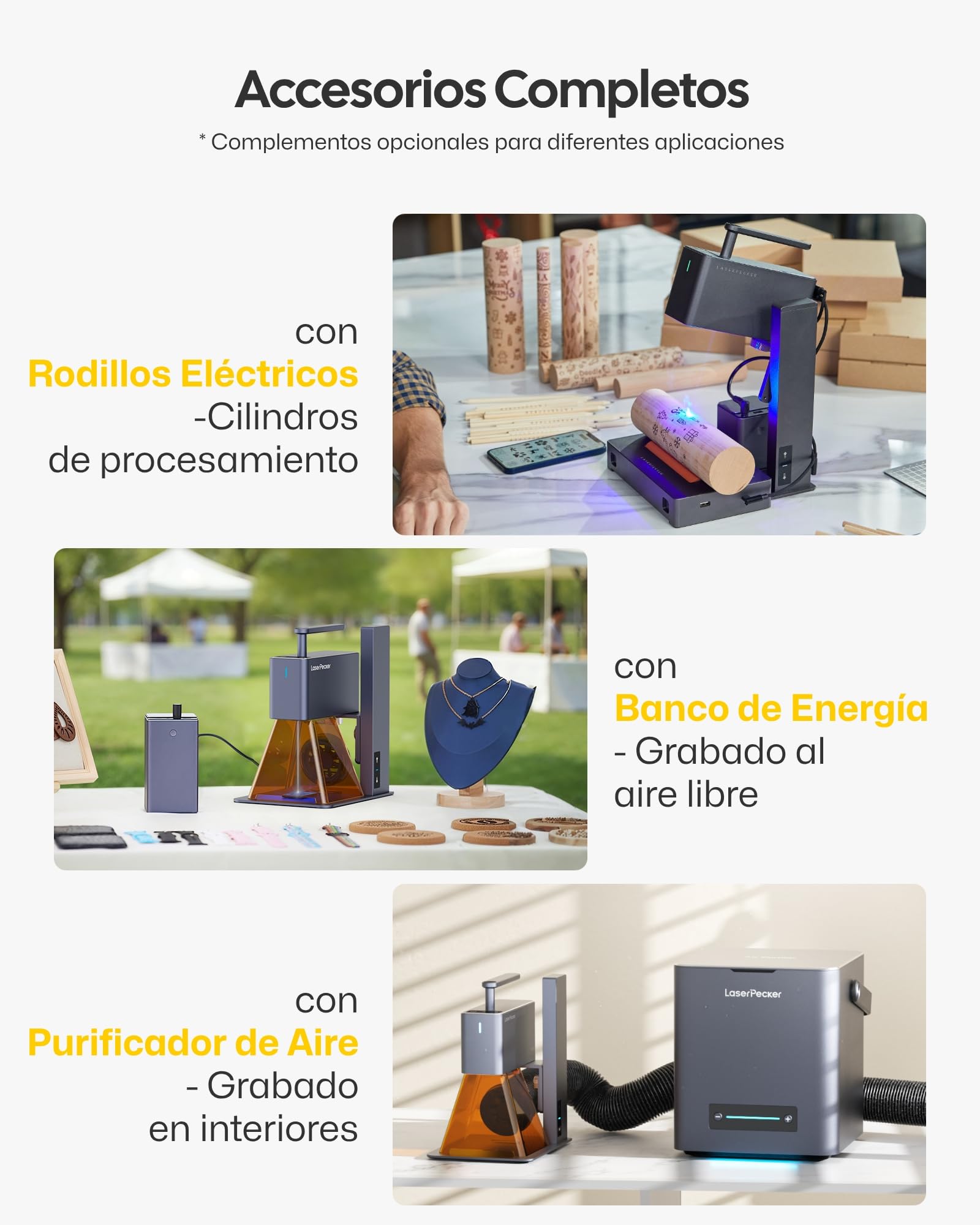 LaserPecker 2 grabador láser grabado máquina Reino Unido cortador grabado para madera cuero