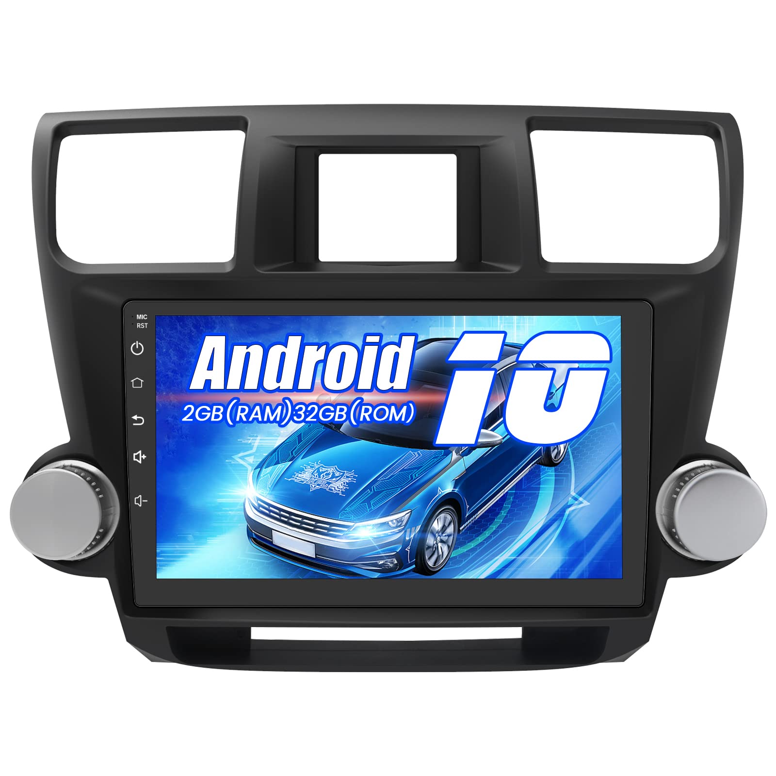 Buy j Junsun 10 Inch Car Radio for Toyota Highlander 20082013, Android 10 Multimedia Player