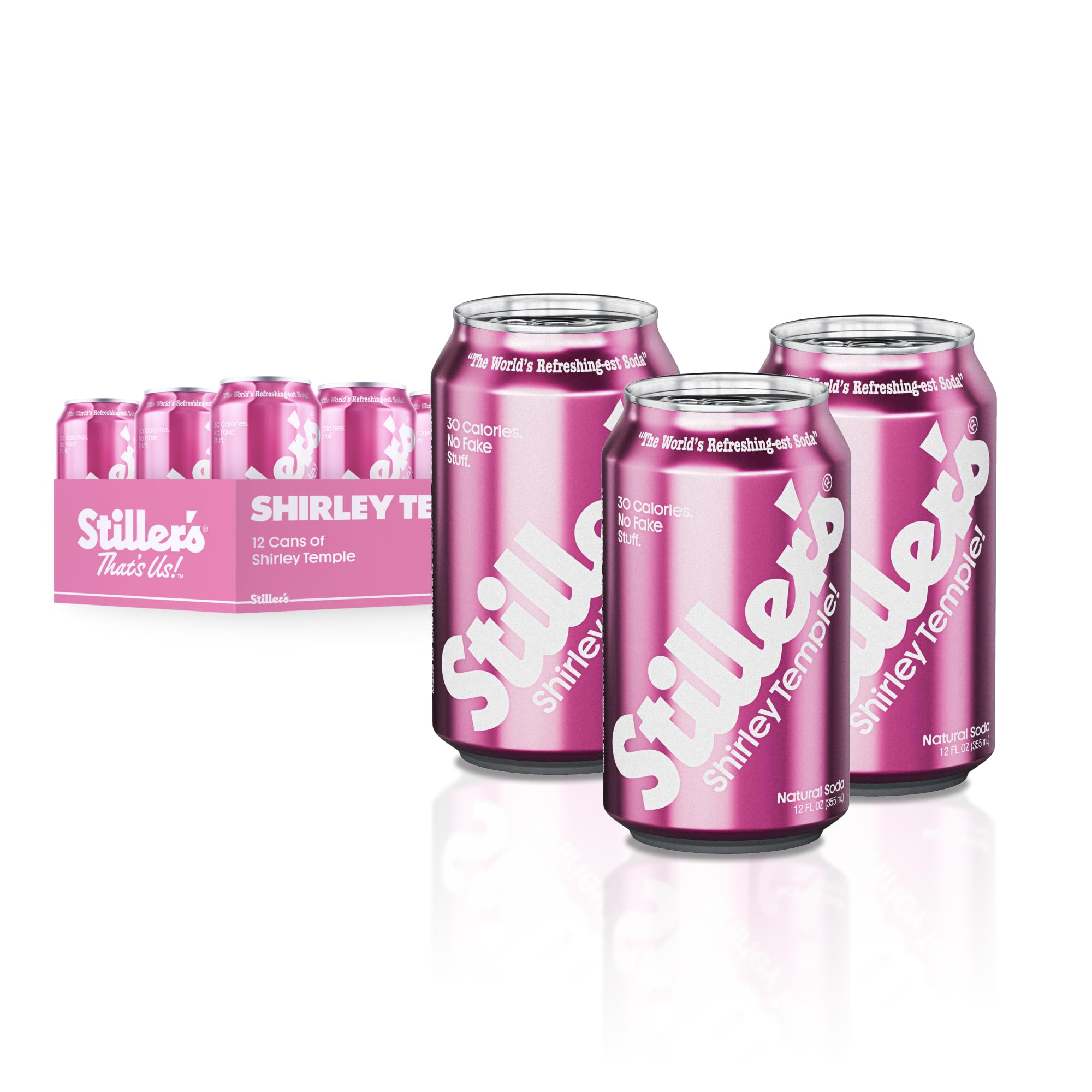 Amazon.com : Stiller's Shirley Temple Soda – 12 Pack Cans