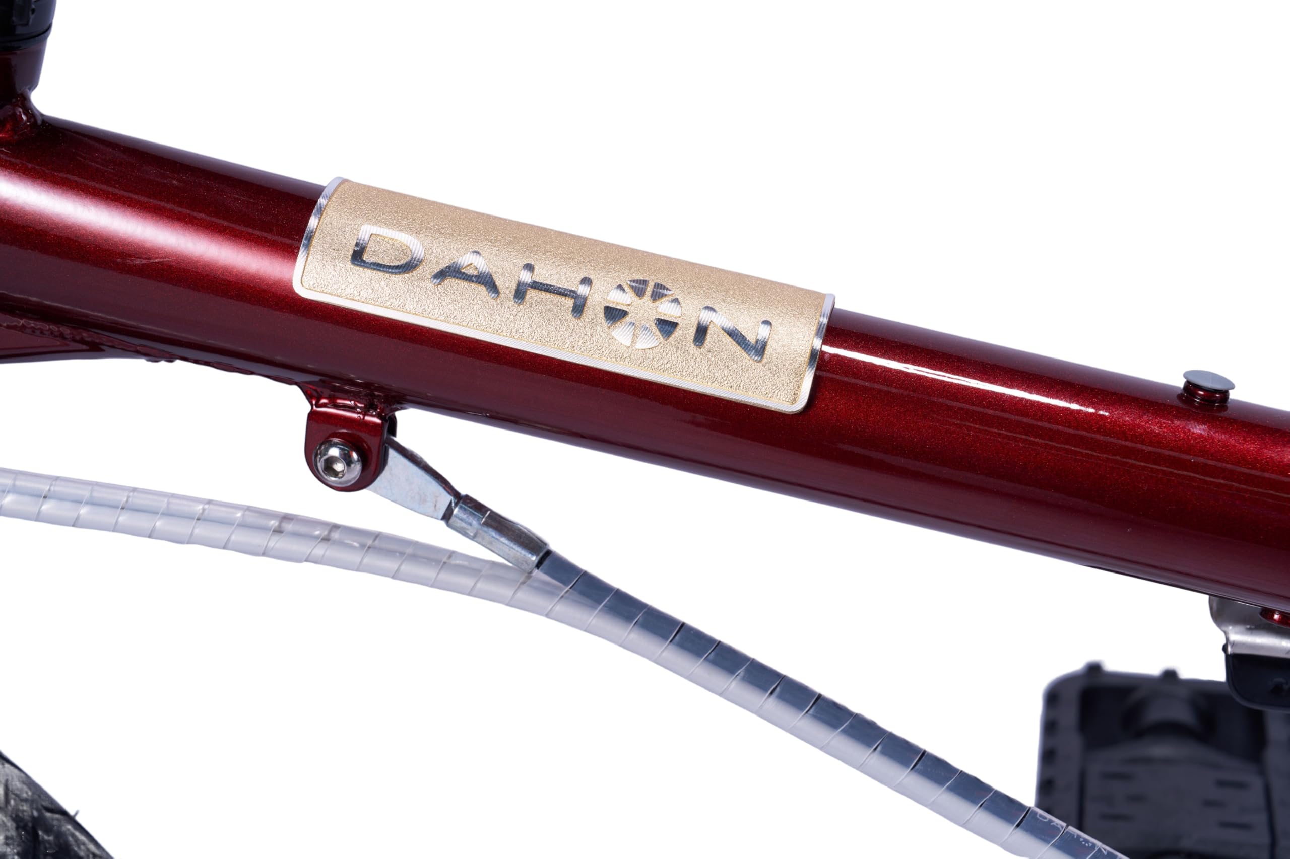 Dahon Boardwalk D7 Bicicleta Plegable para Adultos, Bicicleta de 16 Pulgadas con Cambio de 7 velocidades, Bicicleta Urbana Plegable para commuters y Viajes marrón