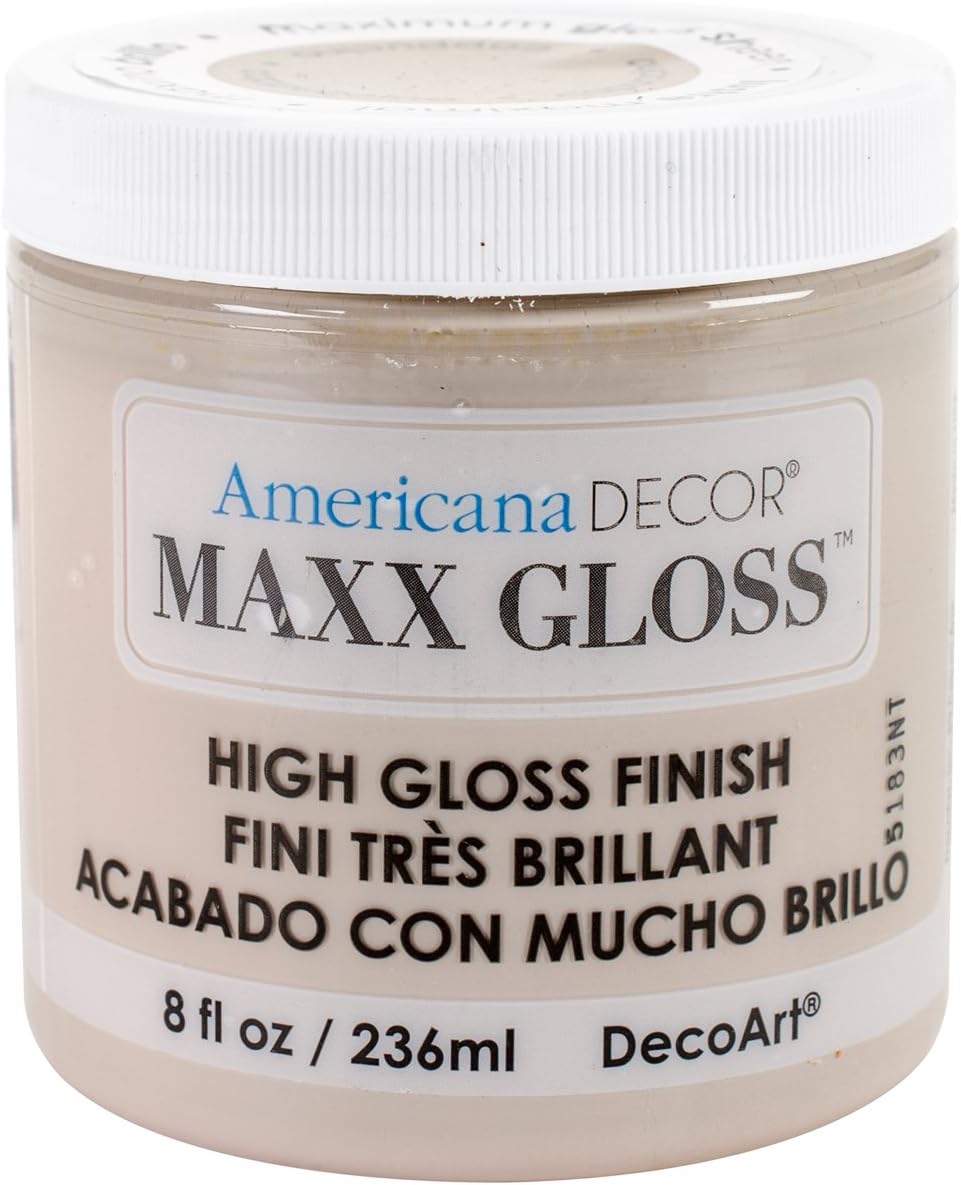 Deco Art Maxx Gloss Acrylic Paint, 8 oz, Cappuccino