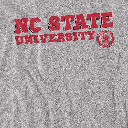 Miniatura 9 de North Carolina State University Camiseta oficial de Block Text unisex para adulto