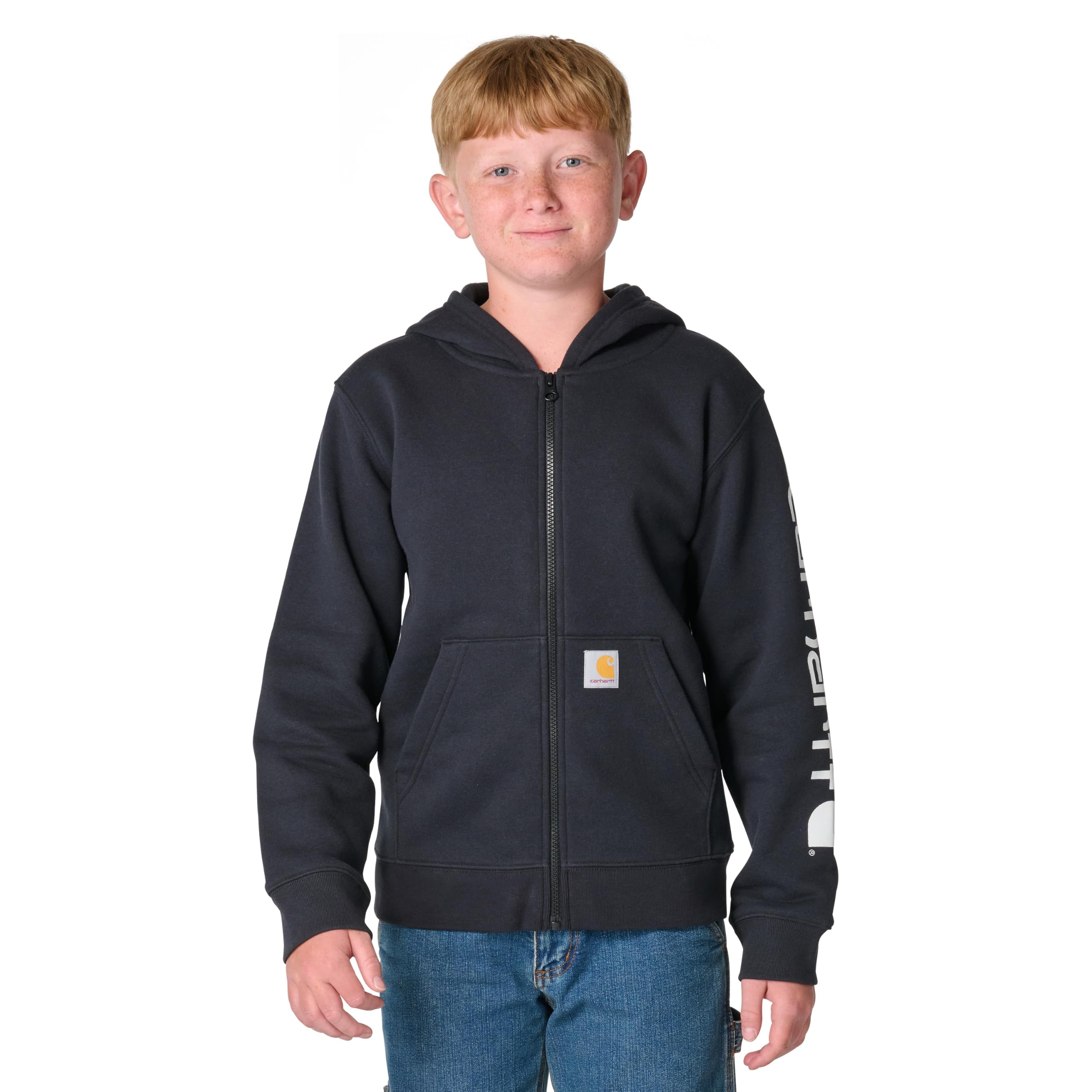 Carhartt Long Sleeve Hooded Sweatshirt Felpa con Cappuccio Bambino