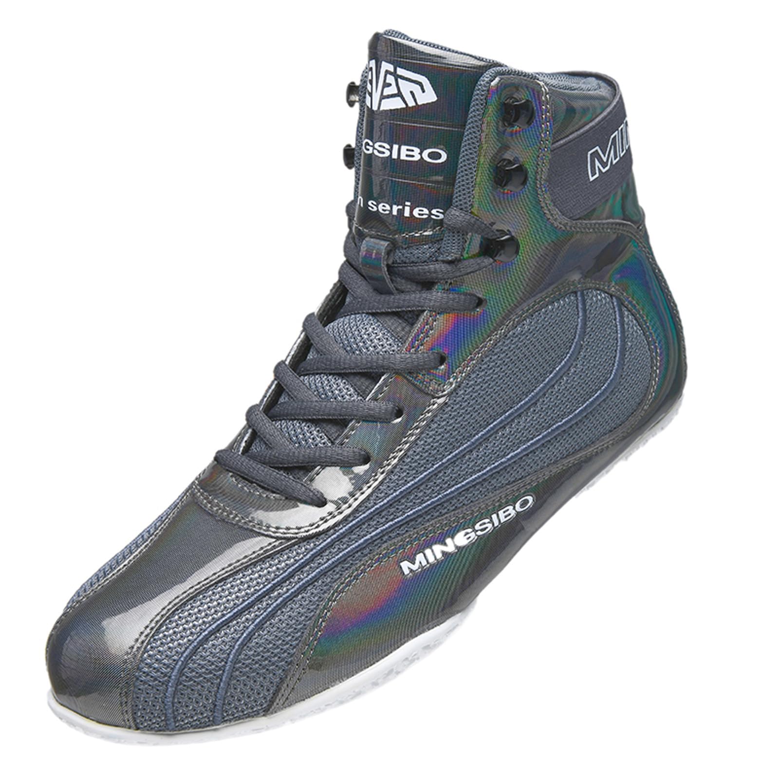 Scarpe da boxe da uomo per ragazzi Muay Thai Kickboxing Sparring Boxers Trainers scarpe da combattimento traspiranti bodybuilding boxe stivali