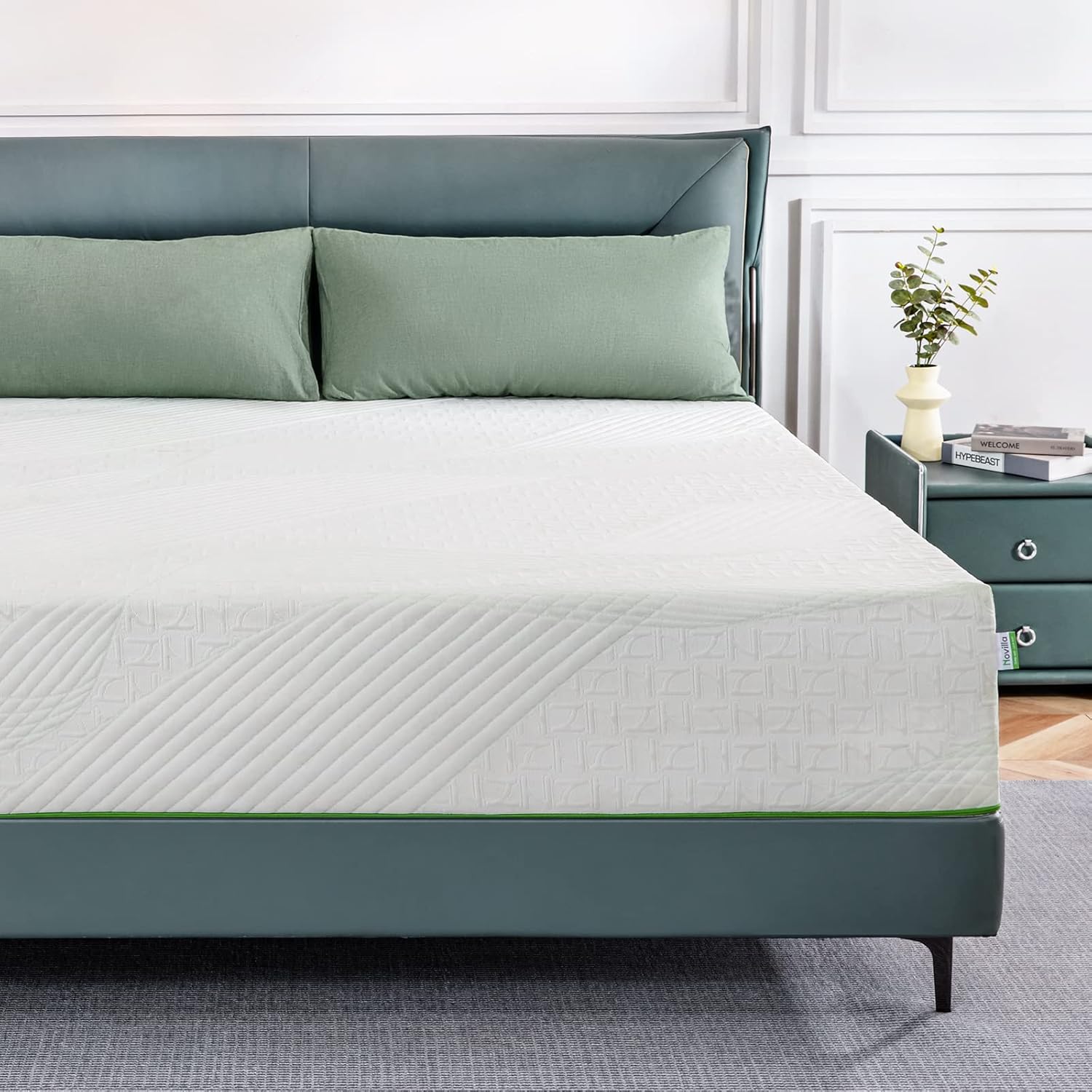 Novilla Queen Mattress, 12 Inch Gel Cooling Memory Foam Mattress, Queen