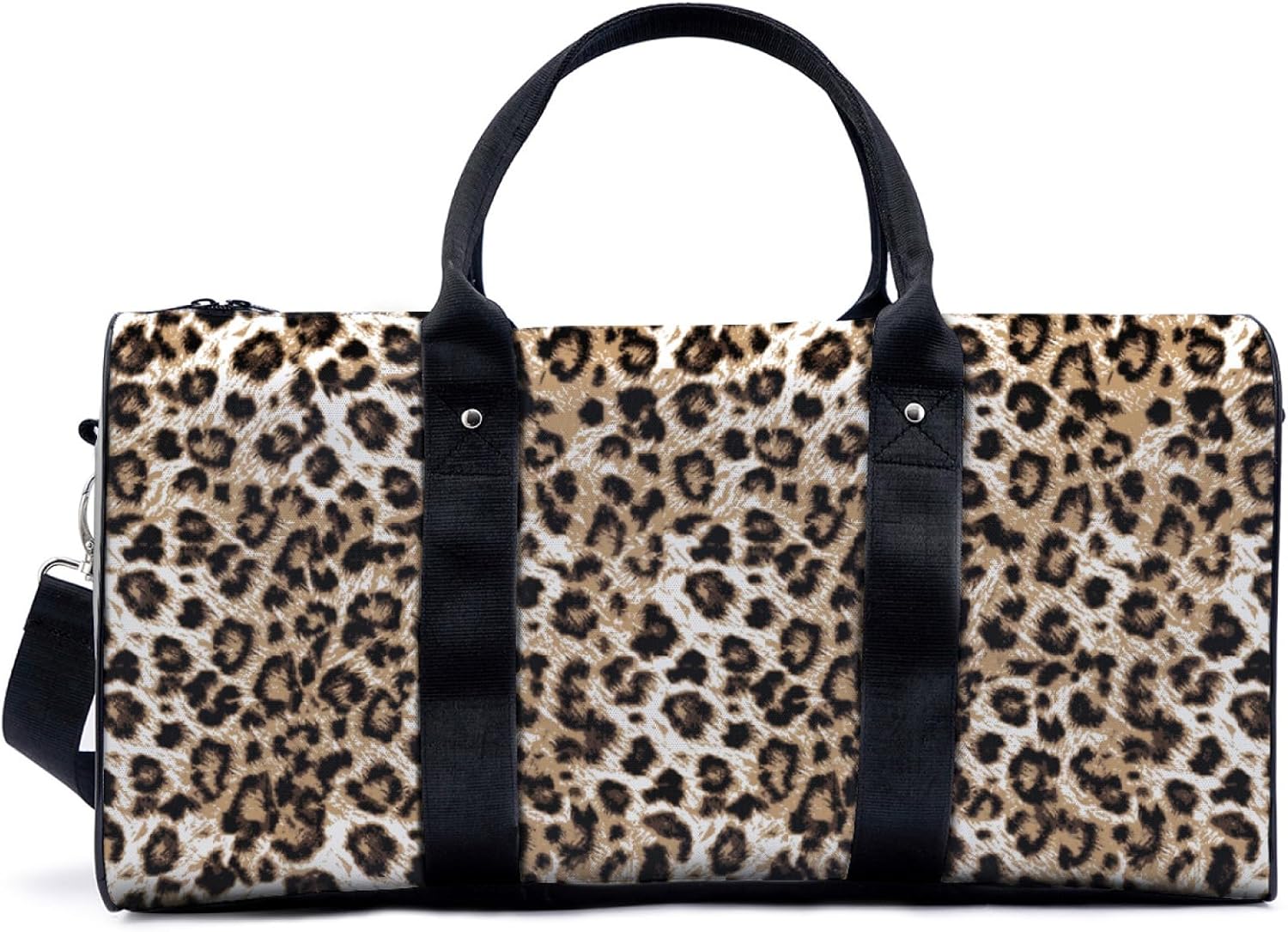 Travel Duffle Bag Large Capacity Weekender Overnight Bags Classic Leopard Pattern for Men Women Gym Bag for Travel Business Trips Sport Hospital