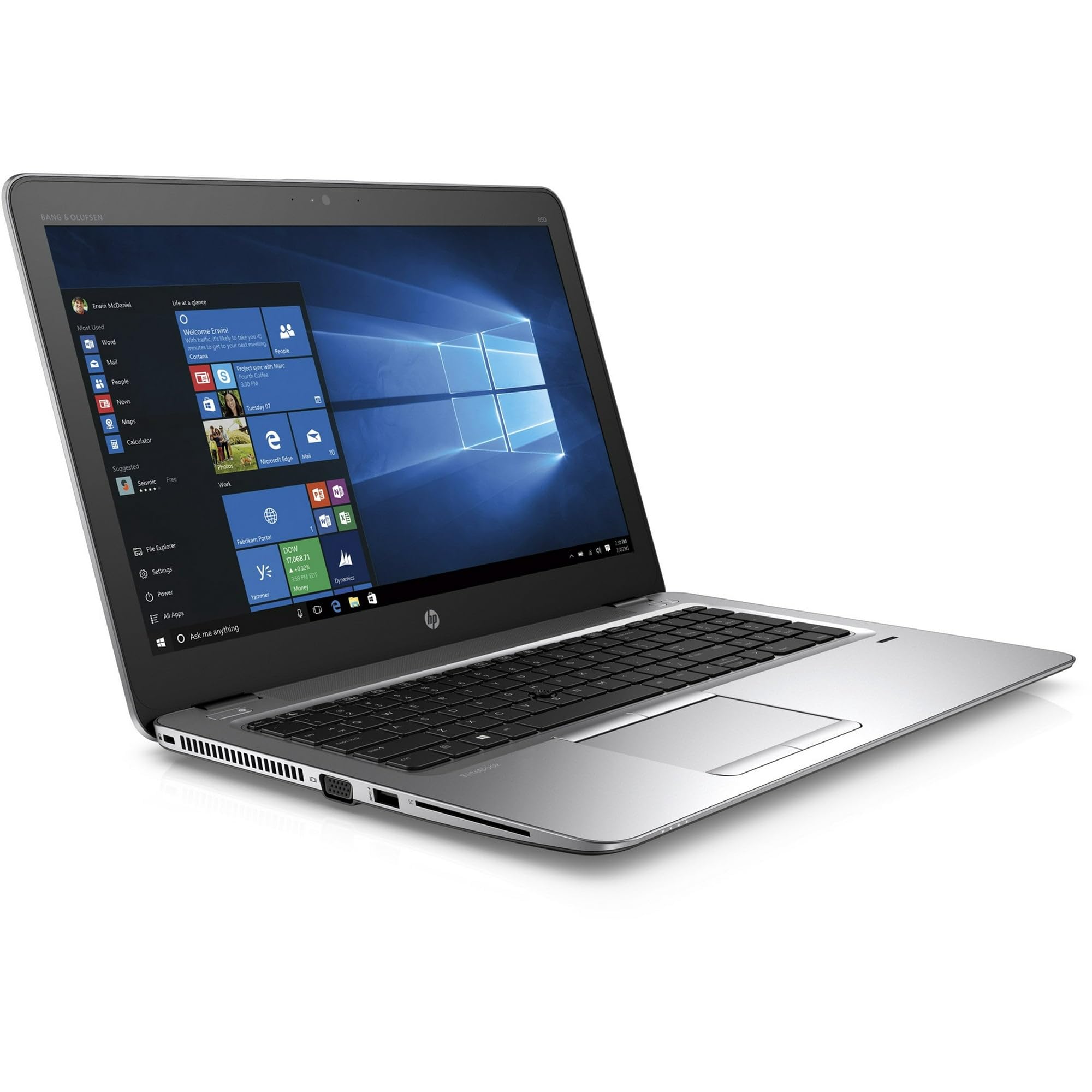 HP Elitebook 850 G3 Ordinateur Portable Professionnel, HD 15,6", Intel Core i5-6300U, 16 Go de RAM, 512 Go SSD, Clavier QWERTY, Windows 11 Pro (Reconditionné)
