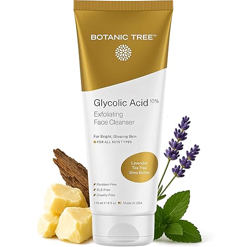 Limpiador facial con ácido glicólico limpiador facial exfoliante para el cuidado de la piel facial tratamiento del acné exfoliante facial 10 ácido Limpiador facial con ácido glicólico limpiador facial exfoliante para el cuidado de la piel facial tratamiento del acné exfoliante facial 10 ácido