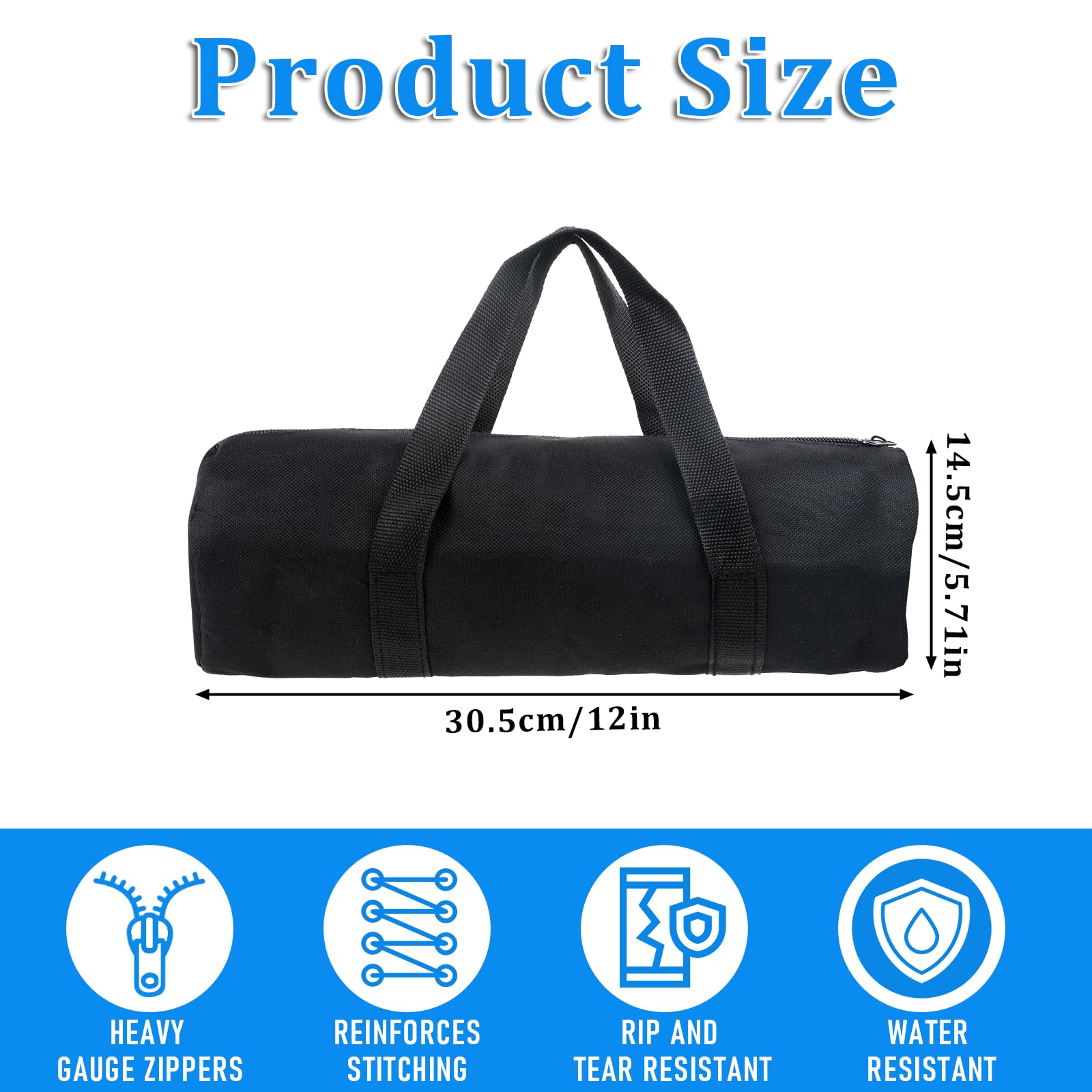  TOOLS 工具入れ　CANVAS TOOL BAG 12㌅ 12 Inch Wide Mouth Tool Bag, Heavy Duty Canvas Tool Storage