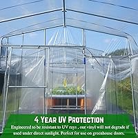 Vista 4 de Farm Plastic Supply - Lámina de vinilo transparente - 12 mil 4.5 pulgadas de ancho - Láminas de plástico de vinilo, lámina de vinilo transparente