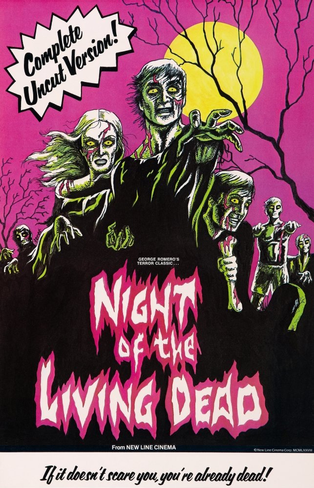 Amazon.com: Posterazzi Night Of The Living Dead Us Art 1968. Movie
