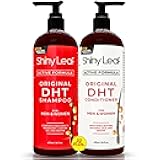 DHT Blocker Shampoo and Conditioner for Hair Loss With Biotin For Men, Women, Anti-Hair Loss Treatment, Rosemary Leaf Oil and Asparagus Extracts, for Thinning Hair (Shampoo and Conditioner) (1 Set)