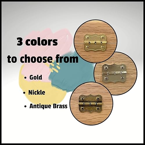 Miniatura 5 de Large Wooden Box with Lid-Engravable Wood Box-Decorative Wooden Boxes-Keepsake Box-Gifts-Memory Box-Personalized-Unfinished Wooden Storage Box-