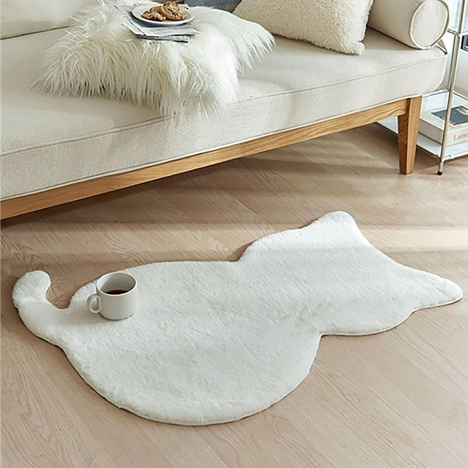 Kunsen Tappetto Camera Letto 100x200 Cm – Morbido Velluto Cristallo, Motivo Floreale Colorato, Antiscivolo