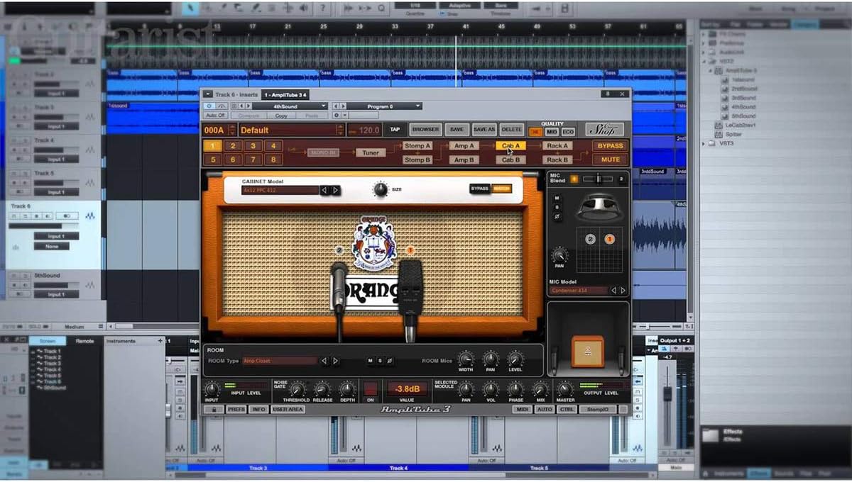 IK Multimedia AmpliTube Orange – Guitar Amp Modeling and Effects Software for Windows and Mac (Download Card) : Musical Instruments