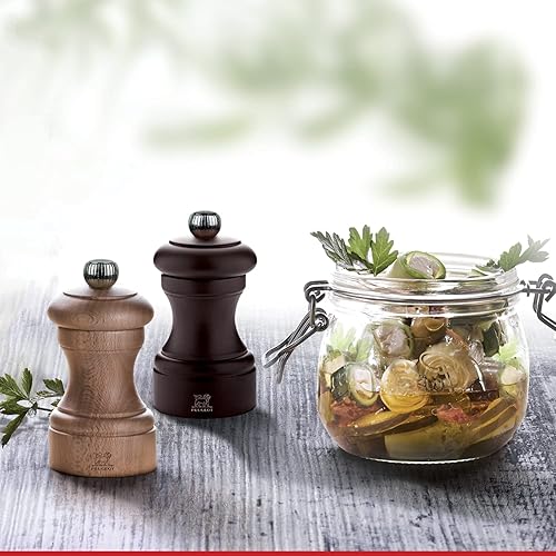 Miniatura 6 de Peugeot 22600 Bistro Molinillo de sal de 4 pulgadas, chocolate