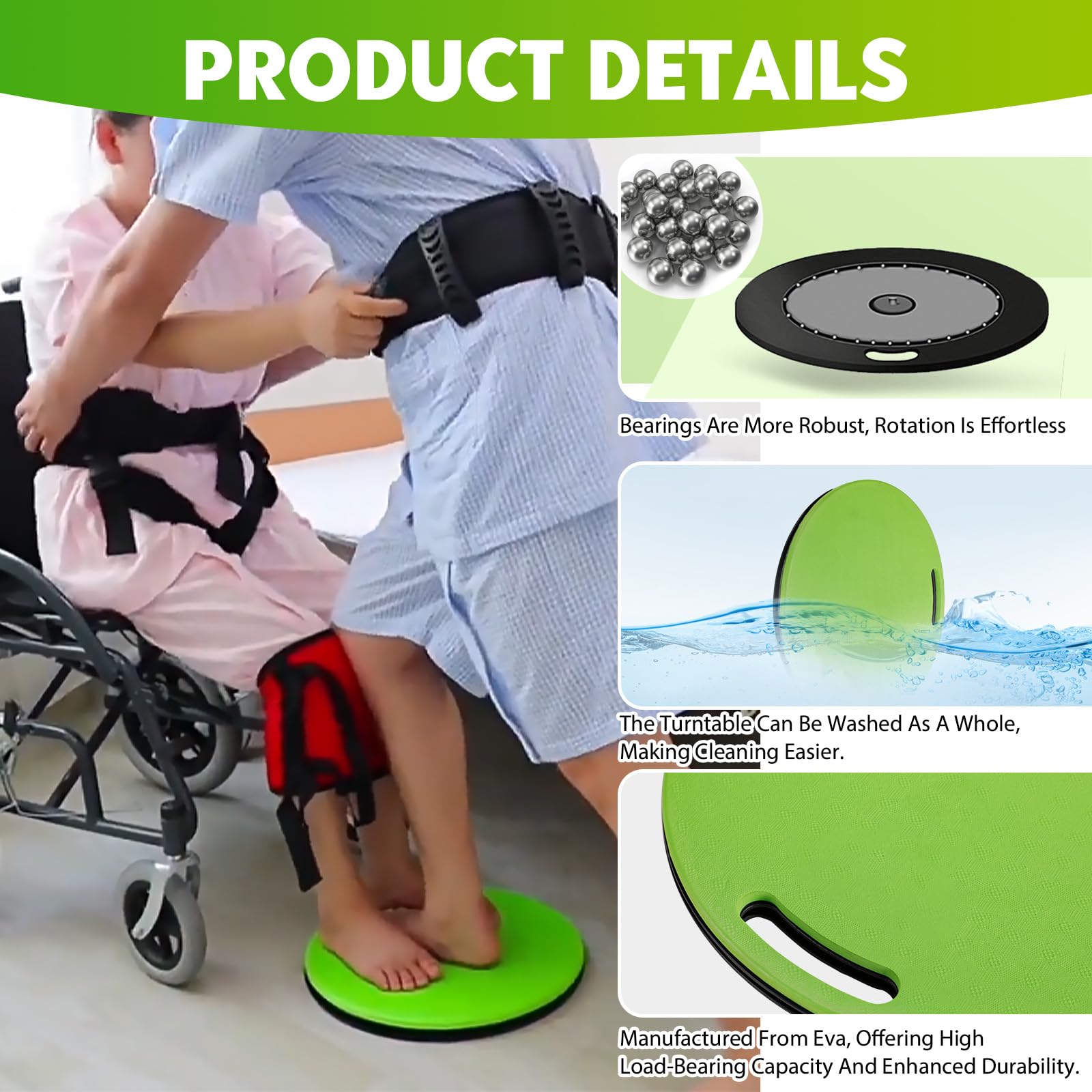Drehscheibe Umsetzhilfe zum Leichten Umsetzen der Patienten bis 125 Kg, Drehscheibe zum Leichten Umsetzen der Patienten, Patienten Transferscheibe, Der Häuslichen Pflege Mobility Aid Transfer Disc