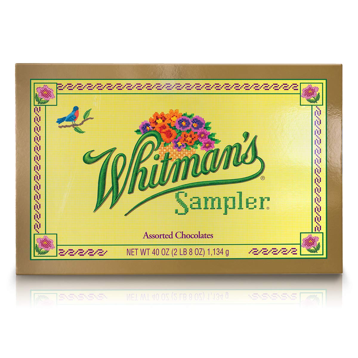 Russell Stover Whitman's Sampler Chocolate Box Assortment Box, An Assortment of Nutty, Chewy, Creamy Crispy Milk Chocolate Covered Candies and Dark Chocolate Covered Candies, 24 Ounce : Grocery & Gourmet Food