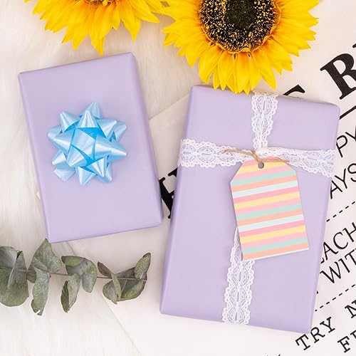 Miniatura 308 de RUSPEPA Papel de regalo negro de color sólido para bodas, cumpleaños, fiestas, felicitaciones y vacaciones, 30 pulgadas x 32.8 pies Negro -,Azul