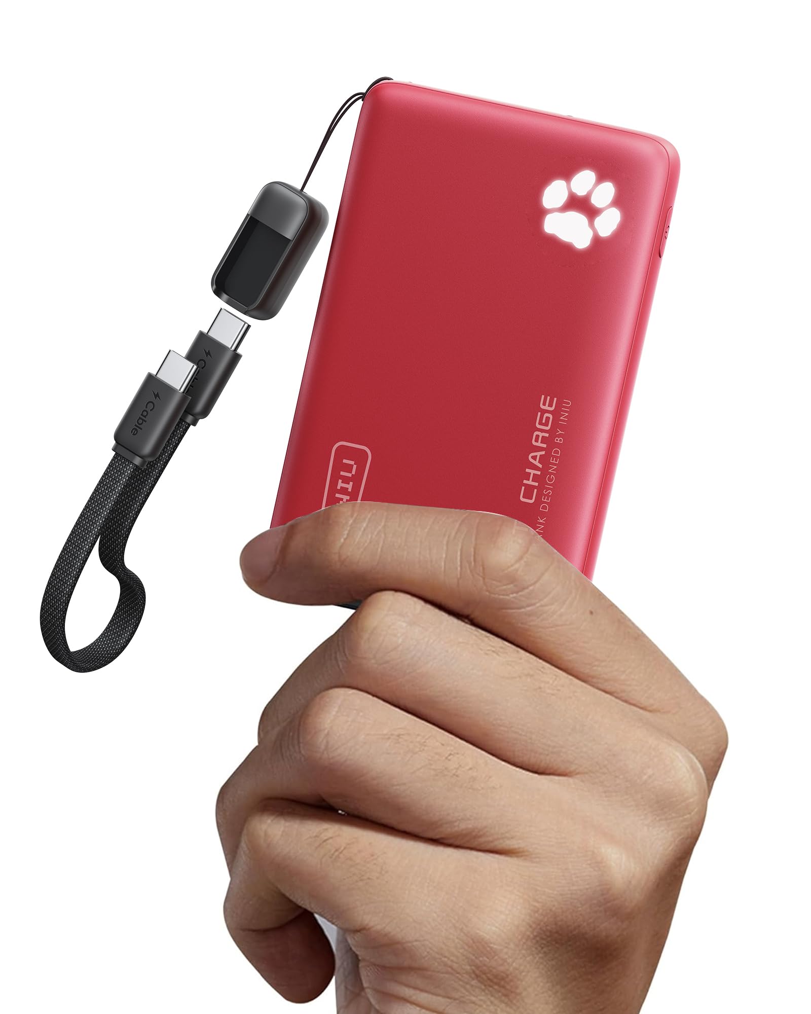 INIU Power Bank, 45W 10000mAh Il Più Leggero Ricarica Rapida Powerbank, PD3.0 QC4.0 USB C Input & Output Caricatore Portatile per iPhone 17 16 15 14 13 Pro Max Mini Plus Samsung Huawei iPad Pro