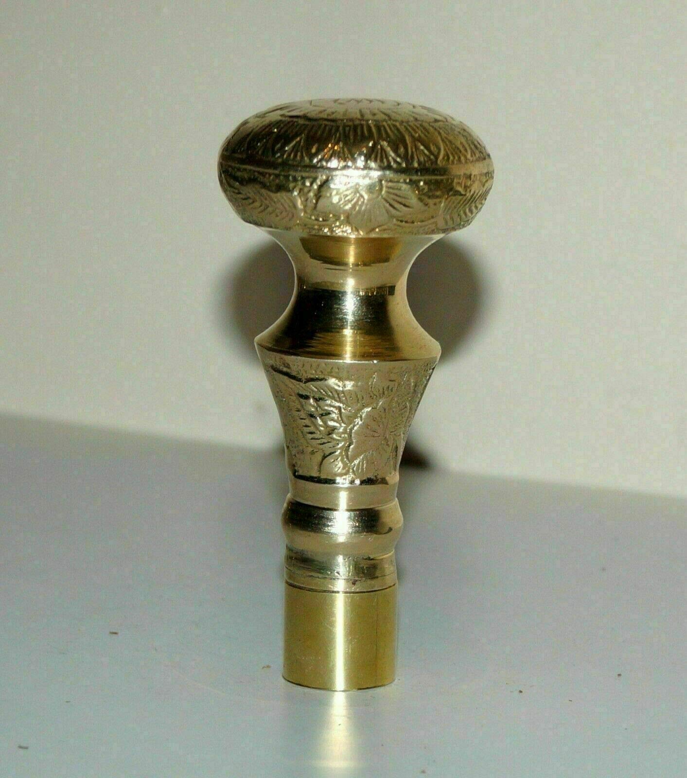 Vintage Star Victorian Solid Brass Knob Designer Style Handle for Walking Stick Cane Only Handle-image-44