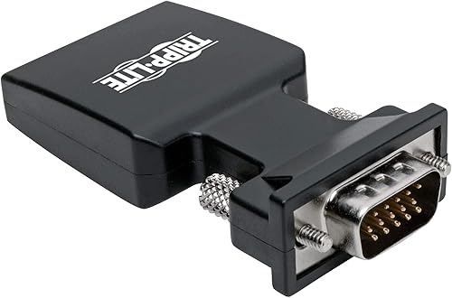 Miniatura 2 de Tripp Lite Adaptador activo HDMI a VGA (FM), extractor de audio HDMI, HDMI hembra a VGA macho, 1080p  60 Hz, negro (P131-000-A-DISP)