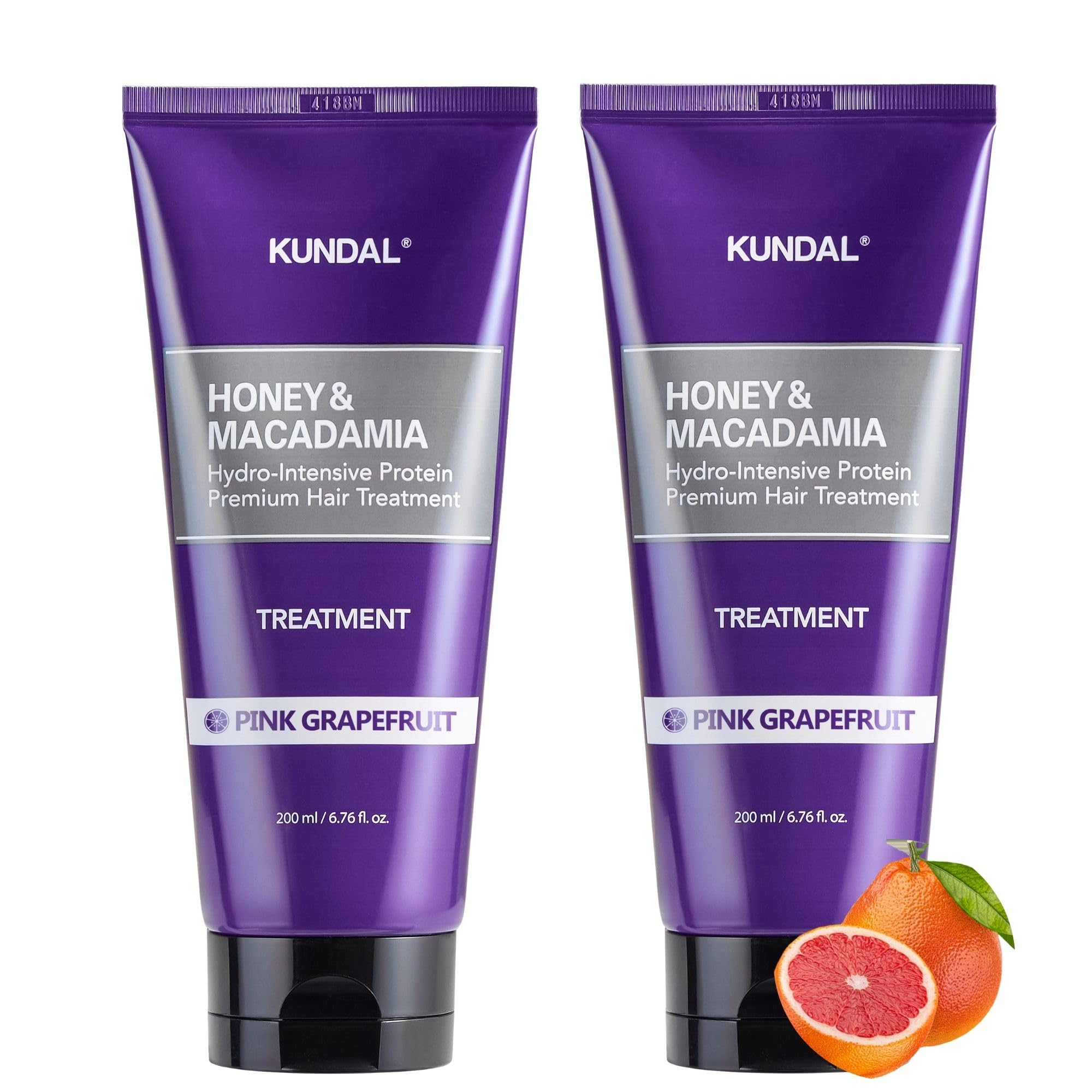 KUNDAL Honey & Macadamia Natural Conditioner [Pink Grapefruit] Korean Hair Care Damage Repair, Deep Hydration, Long Lasting Fragrance, with Honey,