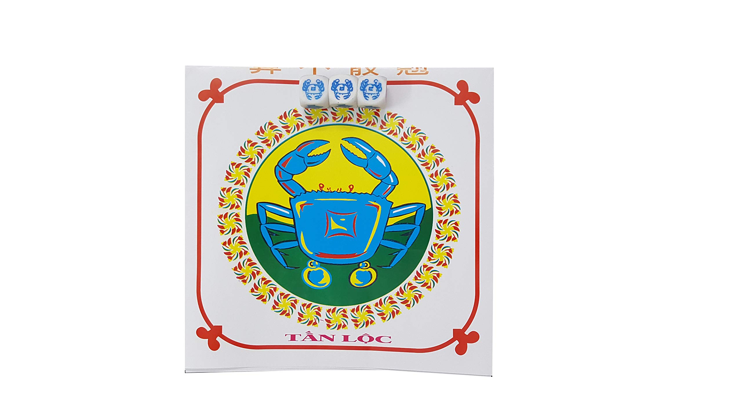 Gourd Fish Shrimp Crab dice. Crown Anchor Game. Chuck a Luck Game. BAU