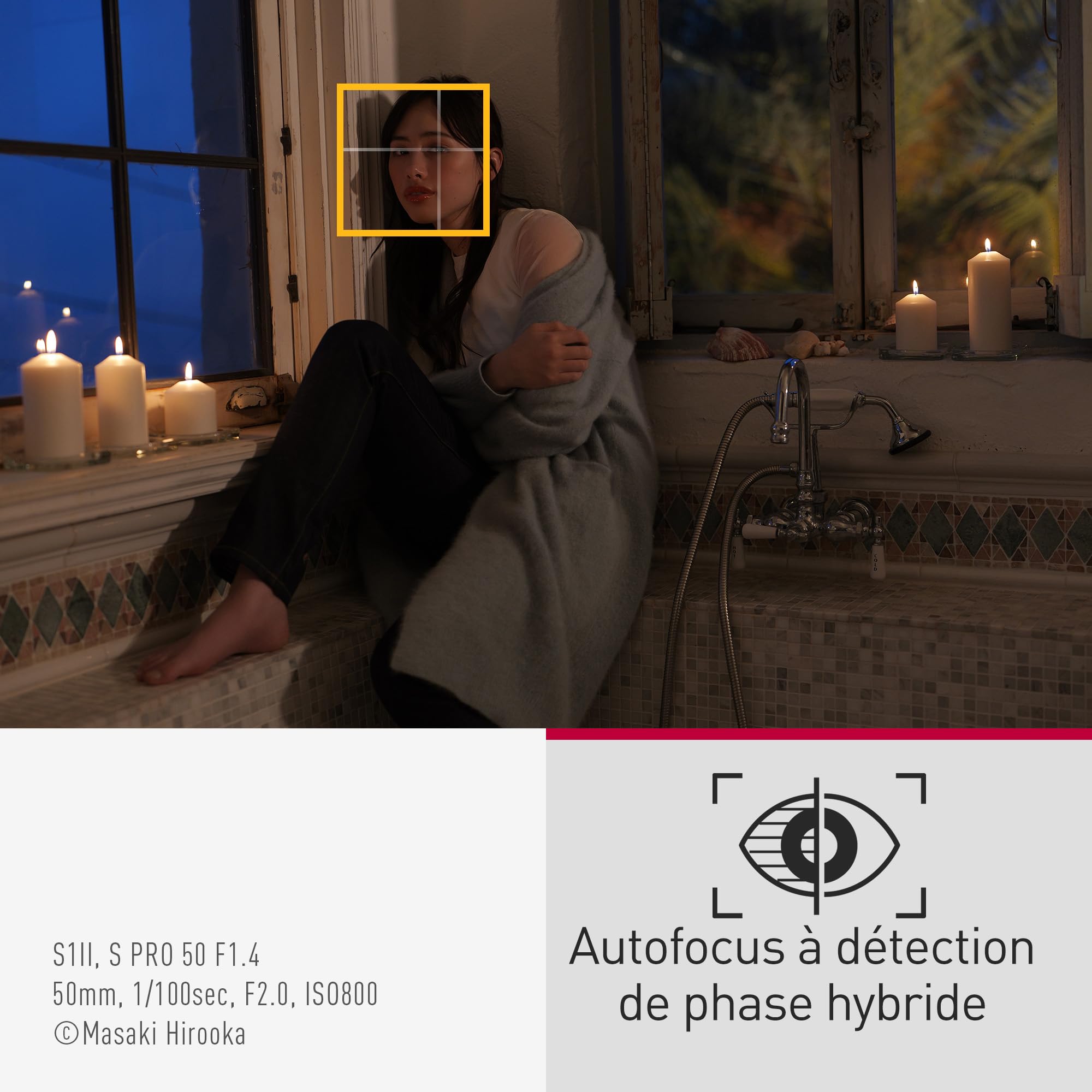 Panasonic LUMIX S1II Appareil Photo sans Miroir Plein Cadre, Boîtier Seul, 24MP, 4K 120p, 5.1K 60p Open Gate, ProRes RAW, Phase Hybrid AF, Monture L, Noir