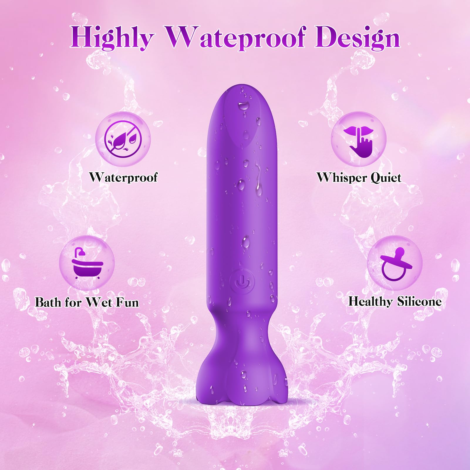 Mini Bullet Vibrator Adult Toys - Vibrators App Controlled Female Sex Toys with 9 Vibration Modes, Lipstick G Spot Dildo Clitoral Vibrator, Long Distance Discreet Vibrator for Women & Couples ()