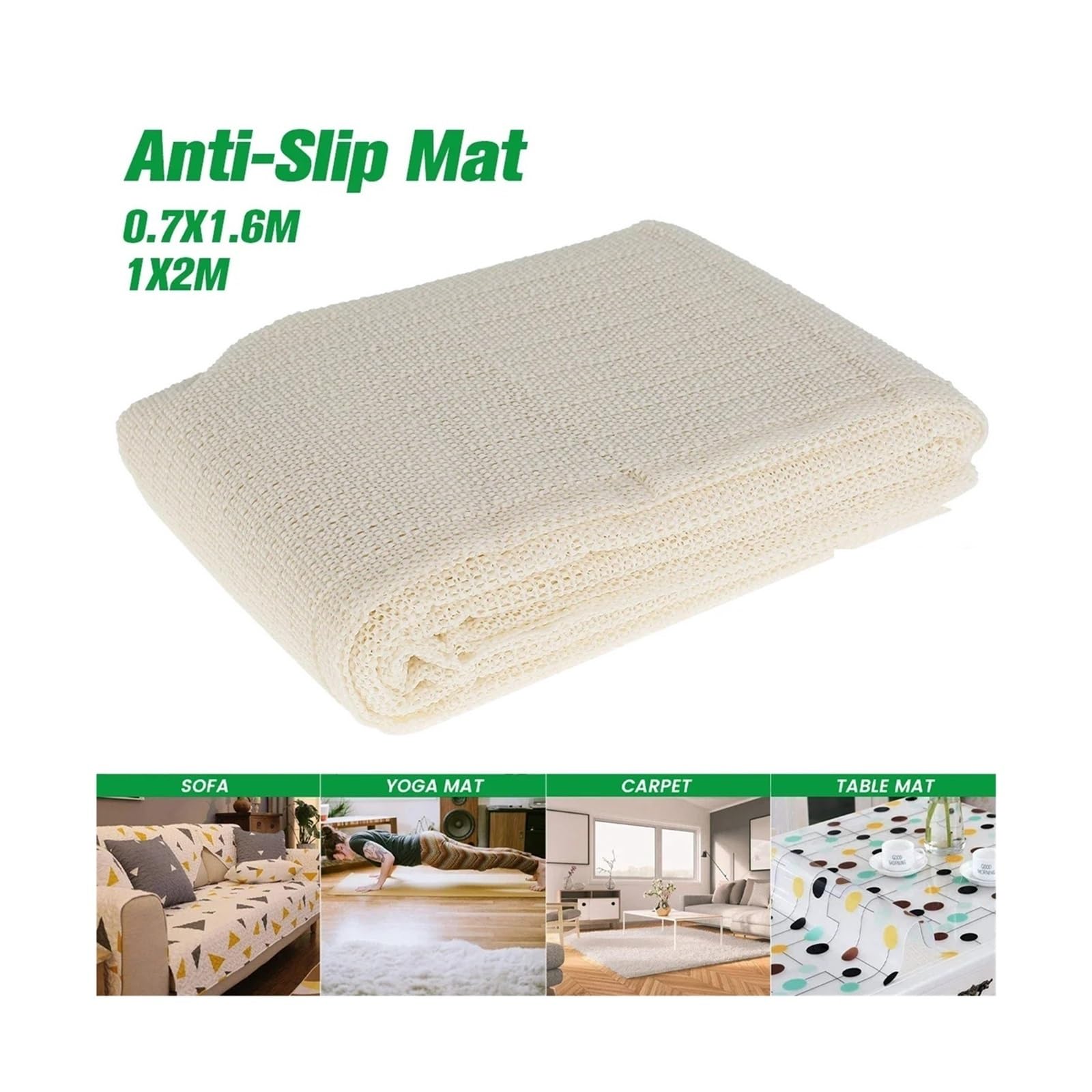 Antideslizante para Alfombras Home Non-Slip Carpet Underlay PVC Multi Purpose Liner