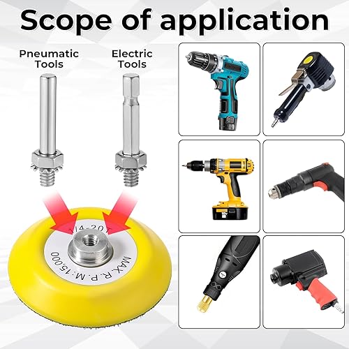 Miniatura 6 de 120 discos de papel de lija de 3 pulgadas, kit de pulido de disco de lija de 60-10000 granos de papel de lija húmedo y seco con placa trasera de