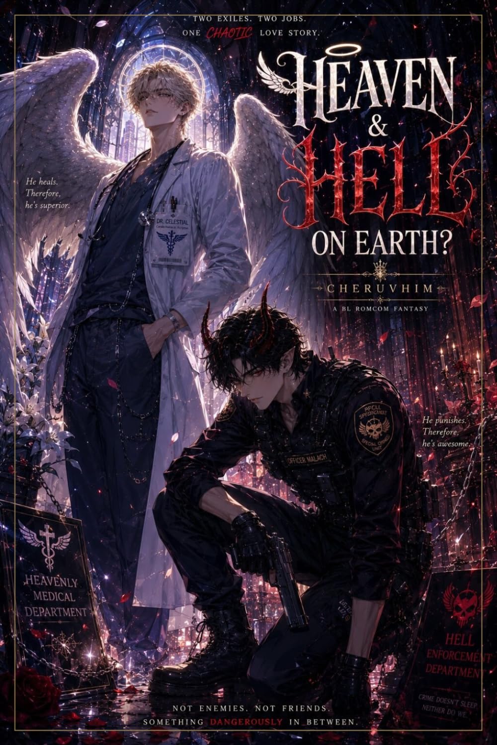 Heaven & Hell On Earth?: A Boys Love Romantic Fantasy Novel